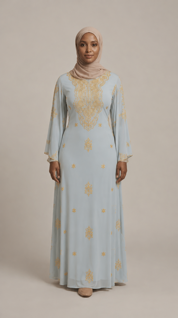 Virtual try-on
Dress the person in image 1 in the garment shown in image 2. Keep the person's face, hair, skin tone, body shape, pose and the background exactly the same. Fit the garment naturally to their body with realistic drape, lighting and shadows. Photorealistic.