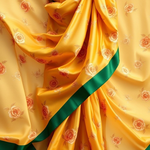 a saree made up of butter silk, portrait