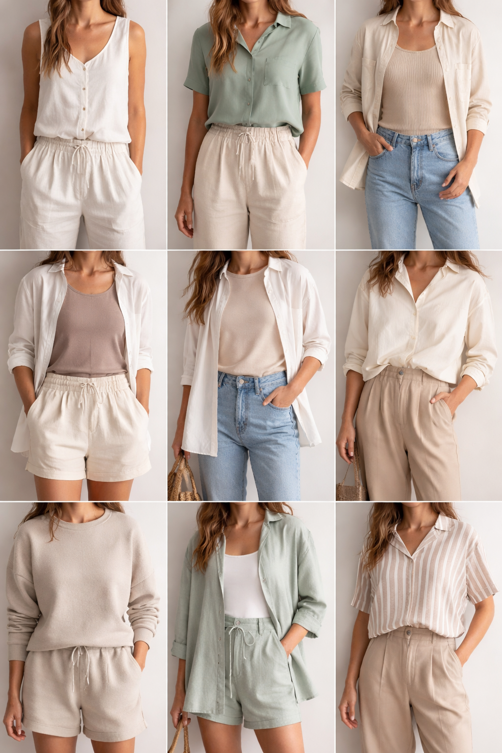 Design Philosophy:
Casual fashion emphasizes comfort, effortlessness, and everyday versatility without compromising aesthetic appeal. The core objective is wearable design that integrates clean silhouettes, breathable textiles, and subtle detailing.
Silhouette & Fit:
Relaxed to semi-fitted cuts
Functional tailoring (not restrictive)
Layer-friendly construction
Fabric Selection:
Cotton (combed, organic, or blended)
Linen for breathability
Soft denim
Light knits and jersey
Sustainable fabric blends where possible
Color Palette:
Neutral base tones: beige, white, black, grey
Earth tones: olive, rust, muted browns
Soft pastels or minimal contrast accents
Design Elements:
Minimal prints or subtle textures
Clean stitching and refined finishing
Functional pockets
Lightweight layering pieces (overshirts, jackets, shrugs)
Garment Types (Examples):
Everyday tops & tees
Relaxed shirts
Smart-casual trousers
Denim wear
Comfortable co-ord sets
Target Appeal:
Designed for daily wear — work-from-home, college, casual outings, travel, or relaxed social settings.
Casual fashion design: **Casual Wardrobe Prompt:**
Design comfortable, everyday garments with relaxed to semi-fitted cuts. Use cotton, linen, or soft denim. Focus on neutral, earth, or pastel colors. Incorporate minimal prints, clean stitching, and functional pockets. Create versatile tops, trousers, denim, or co-ord sets perfect for daily wear.