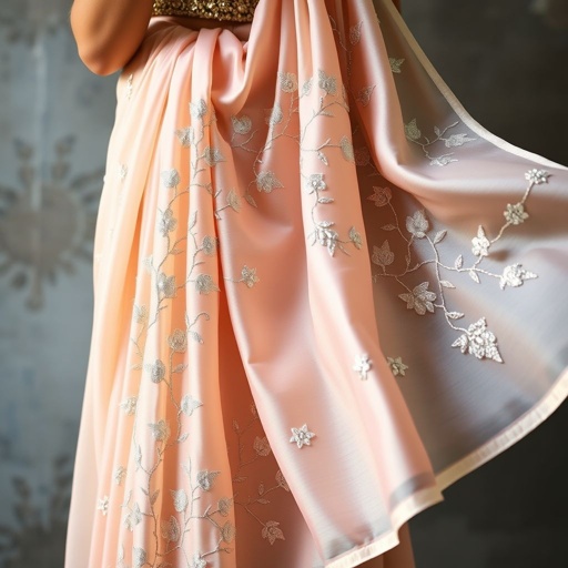 a saree made up of butter silk